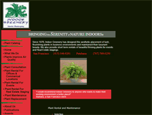 Tablet Screenshot of indoorgreenery.com